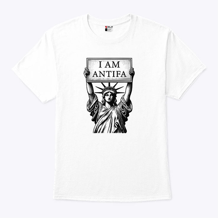 Statue Of Liberty I Am Antifa T Shirt