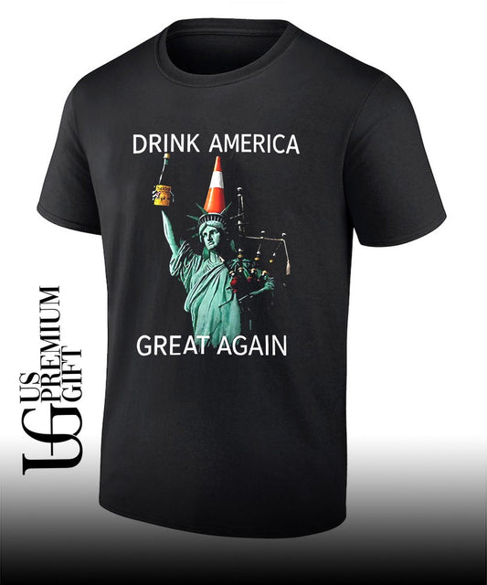 Statue of Liberty Drink America Great Again shirt