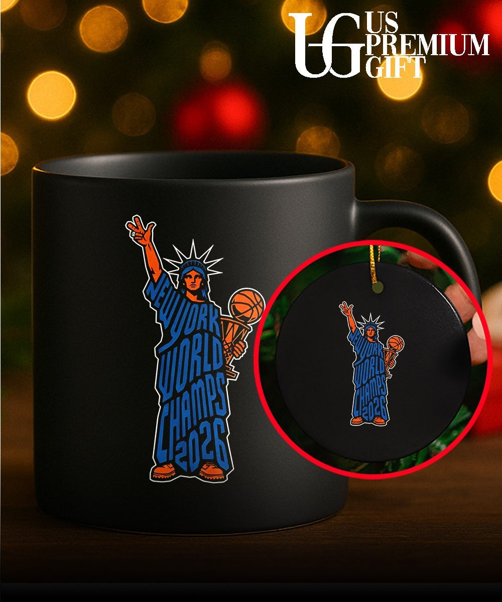 Statue of Liberty New York basketball world Champs 2026 T-shirt