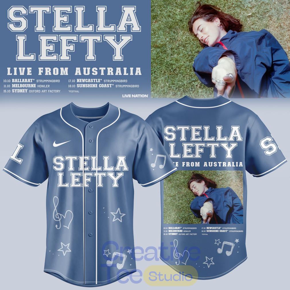 Stella Lefty Live From Australia Tour 2026 Baseball Jersey