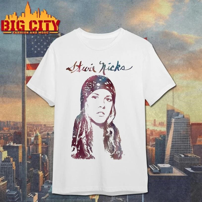 Stevie Nicks Tour 2025 Head Scarf Photo Vintage Shirt