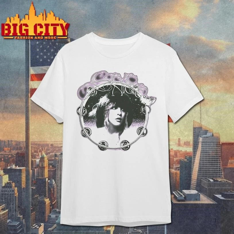 Stevie Nicks Tour 2025 Tambourine Artwork Shirt