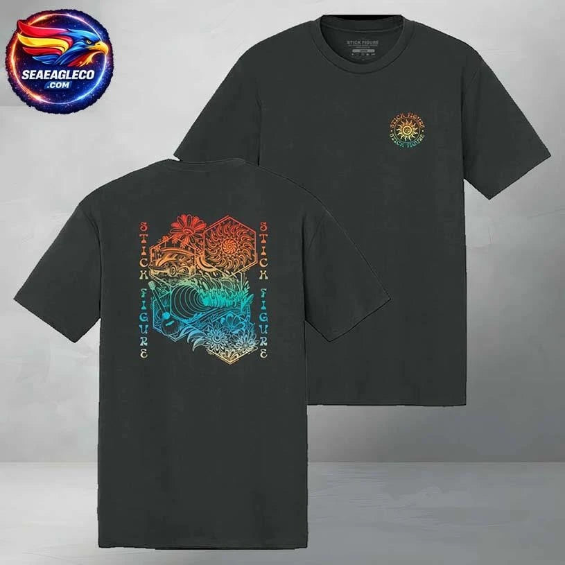 Stick Figure Coastal Cruiser Two Sided Shirt