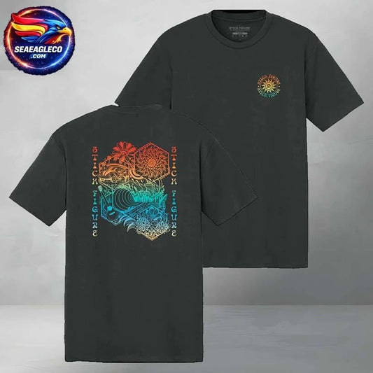 Stick Figure Coastal Cruiser Two Sided Shirt