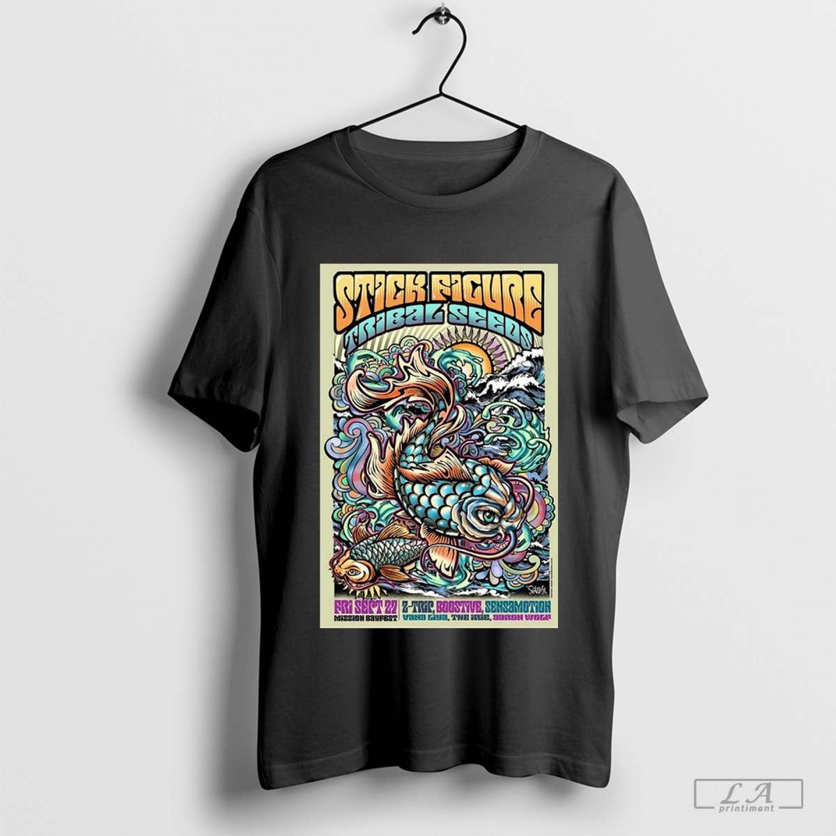 Stick Figure Tribal Seeds Poster Sept 27 Z Trip Boostive Sensamotion - clothing by TeeHivey.com