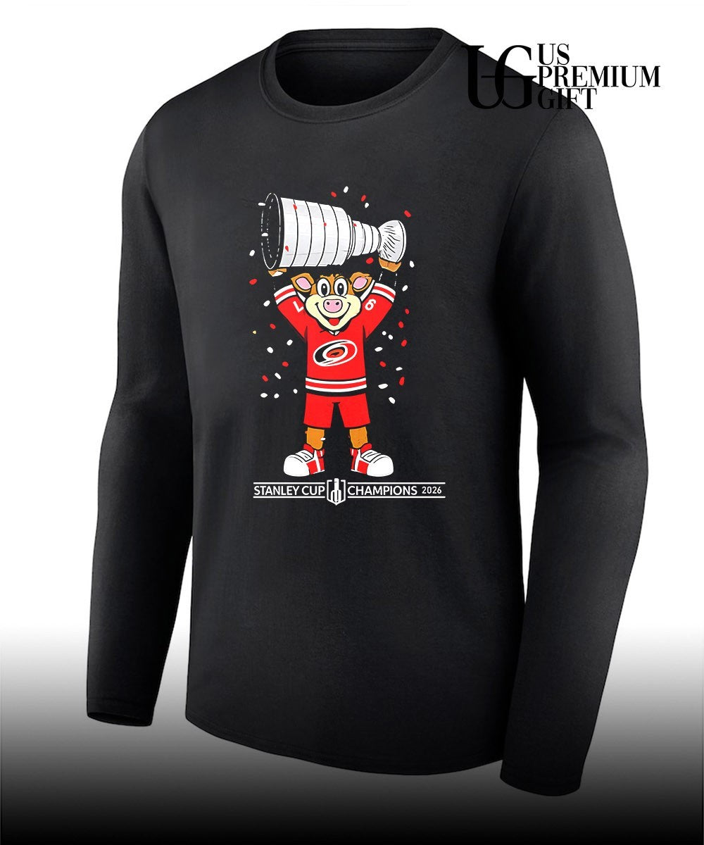 Stormy the Ice Hog Stanley Cup Carolina Hurricanes Hockey Champions 2026 shirt