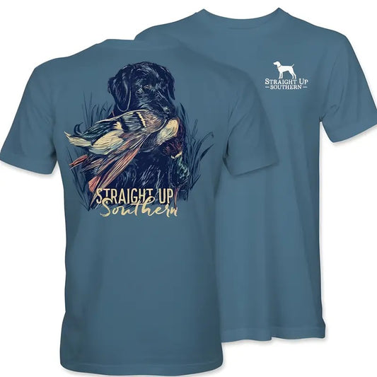 Straight Up Southern Tshirt, Full Color, Menswear Top, Womenswear Top