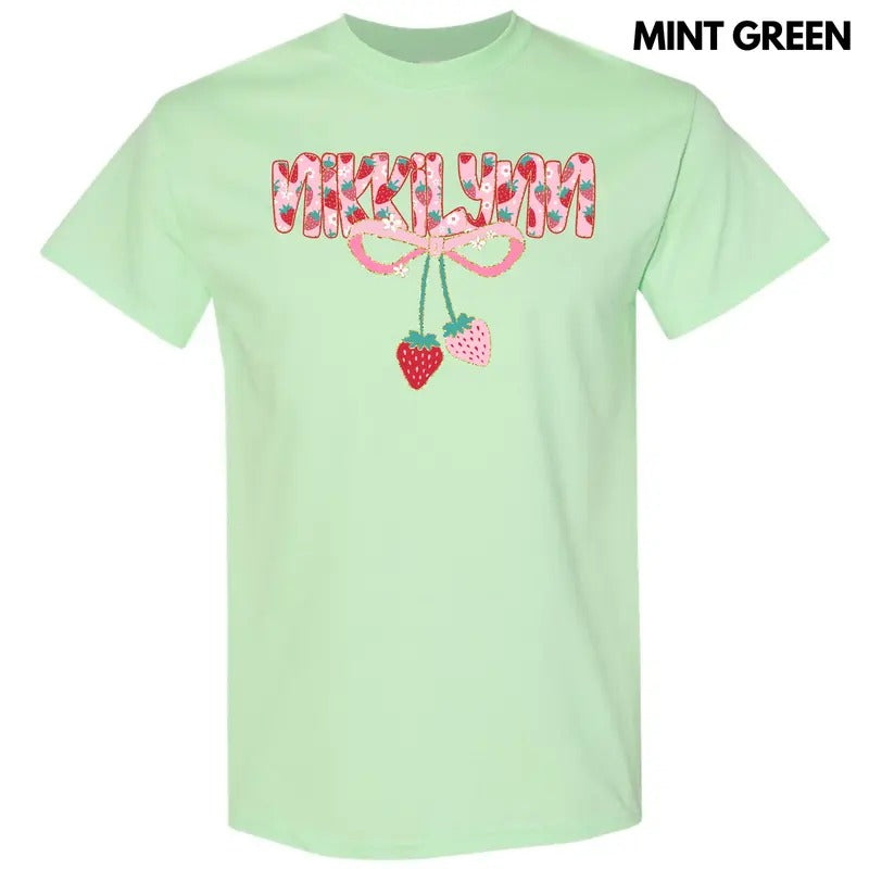 Strawberry Nikkilynn Gildan Short Sleeve T-Shirt 'NLB'