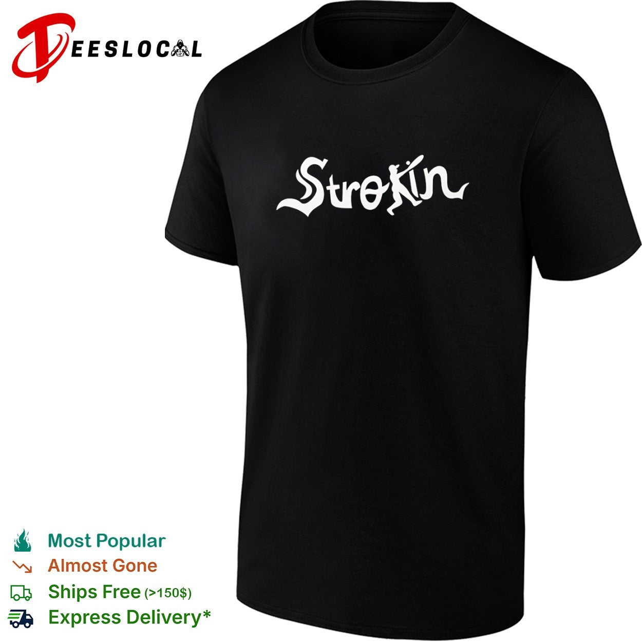Strokin Baseball shirt
