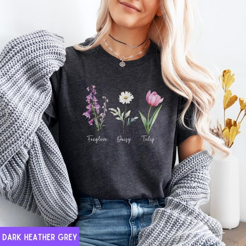 Subtle FDT Shirt, F*ck Donald Trump Tshirt, Floral FDT Gift, Flower Trump T-shirt, Anti MAGA Shirts, Political T shirt, Feminist Gift