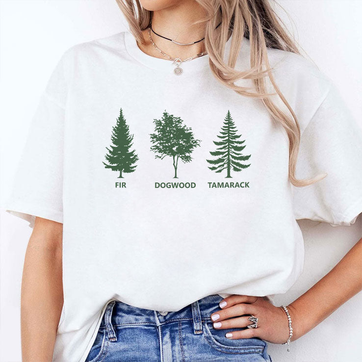 Subtle Fir Dogwood Tamarack Anti Trump T Shirt