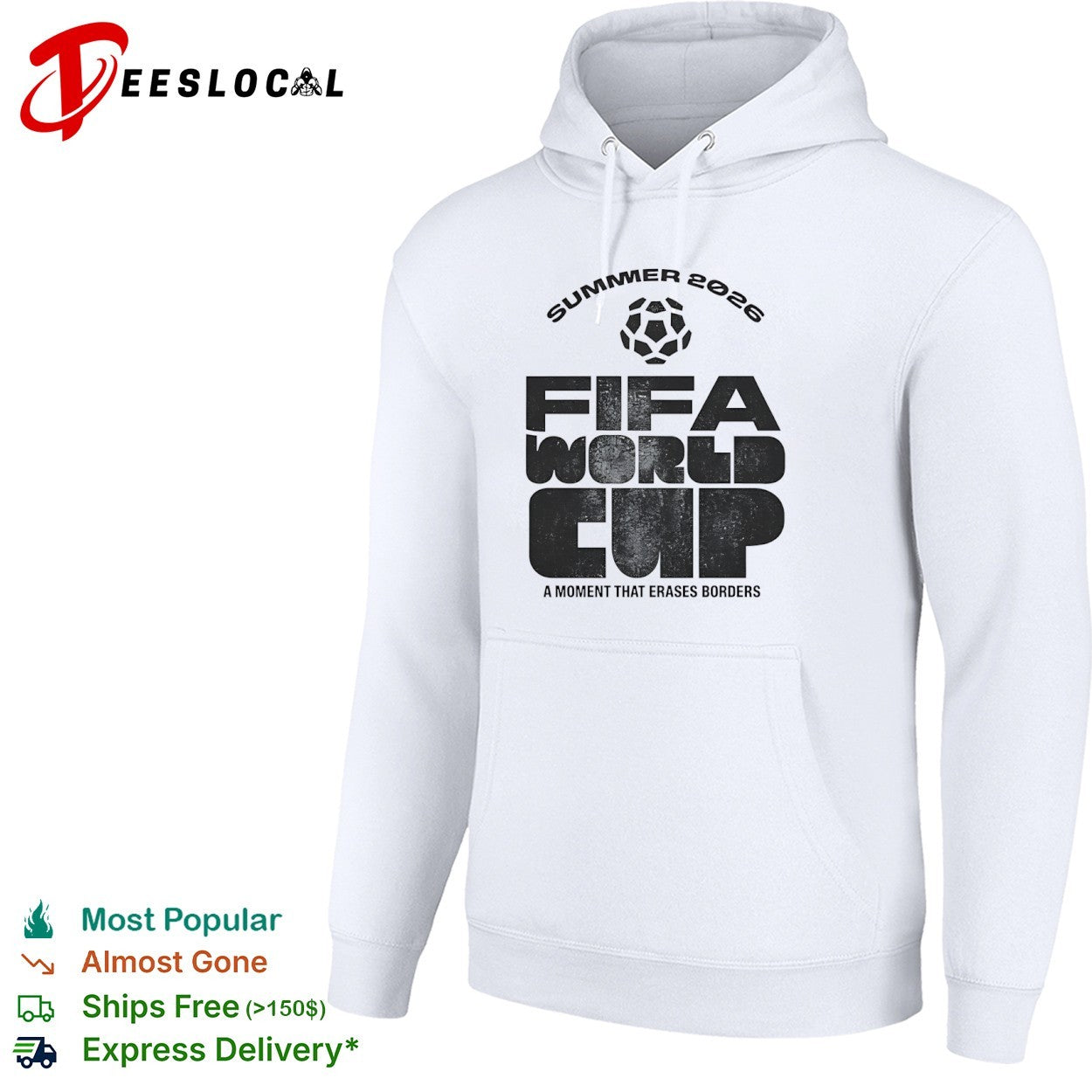 Summer 2026 FIFA World Cup a Moment that Erases Borders soccer tournament shirt