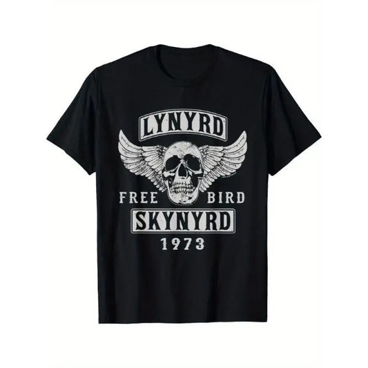 Summer Bird Skull 1973 Men's T-Shirt Made in USA