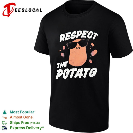 Sunglasses respect the potato shirt
