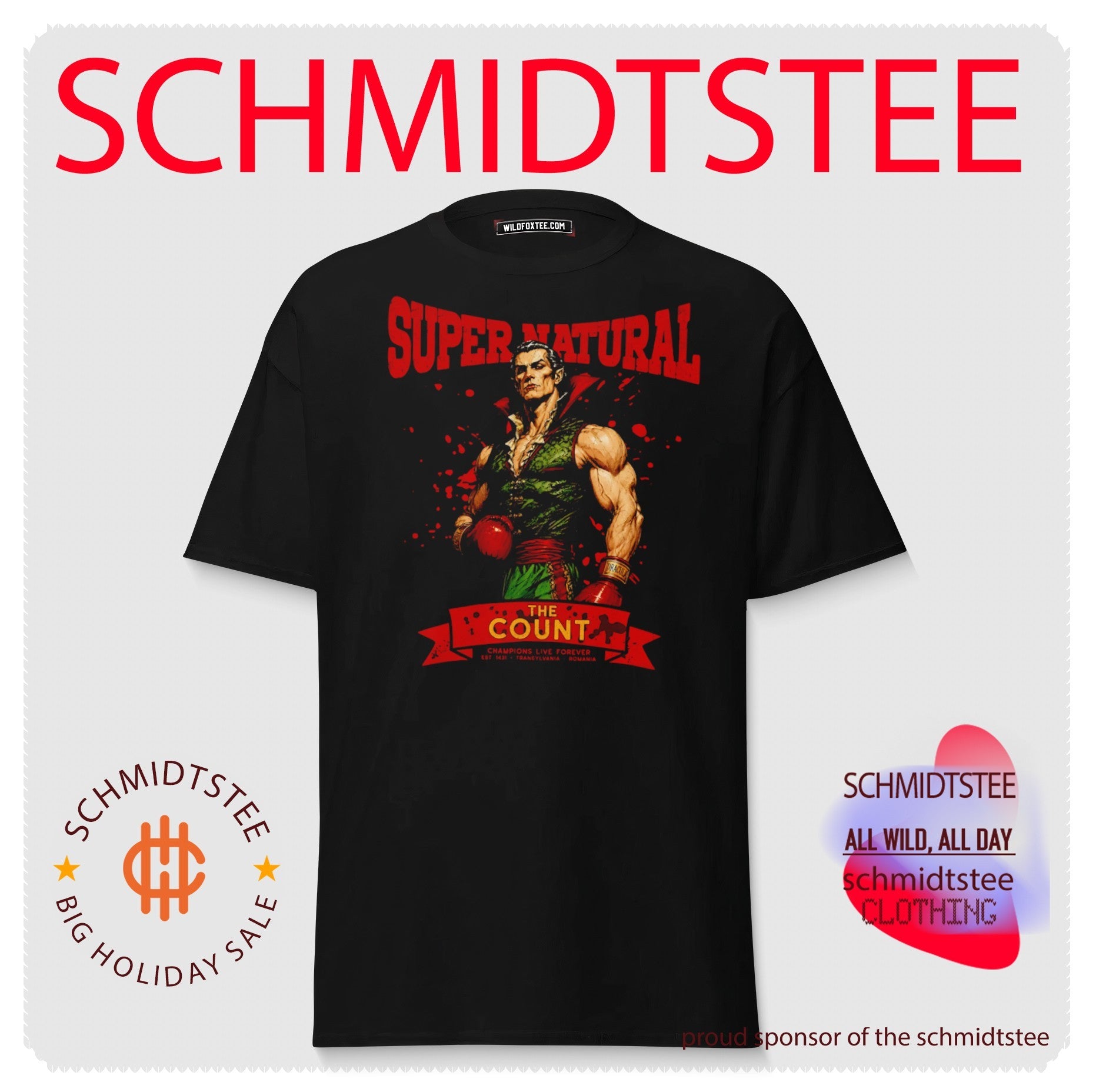Super Natural The Count Dracula Boxing Champion shirt