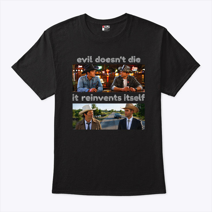 Supernatural x 9-1-1 Lone Star Mashup Evil Doesn’t Die It Reinvents Itself T Shirt