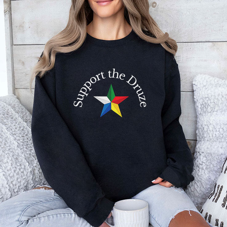 Support The Druze Traditional Flag Star Culture Pride T Shirt