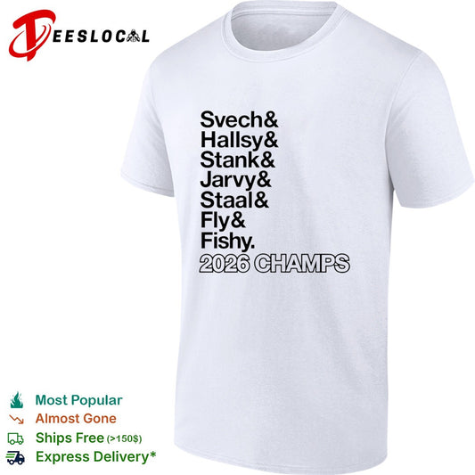 Svechnikov Hall Hamilton Stankoven Jarvis Staal Necas Aho Carolina Hurricanes shirt