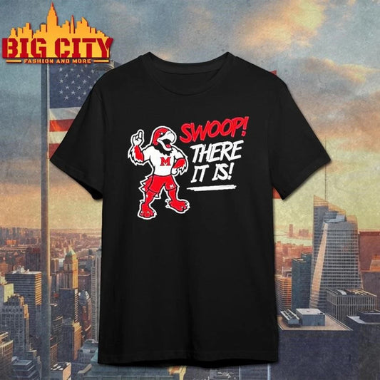 Swoop There It Is Miami Redhawks Logo Shirt