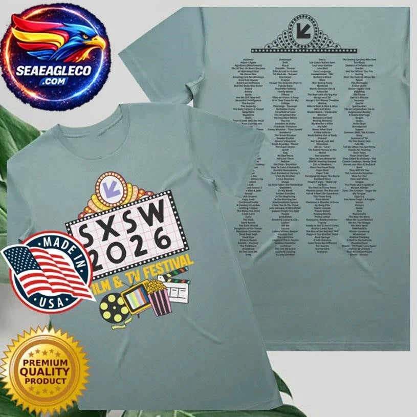 Sxsw 2026 Film &amp; Tv Two Sided Shirt