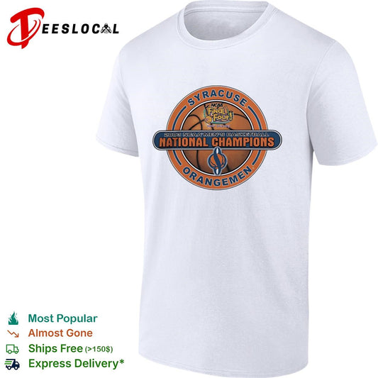 Syracuse Orangemen NCAA Final Four 2003 mens national champions New Orleans basketball logo shirt