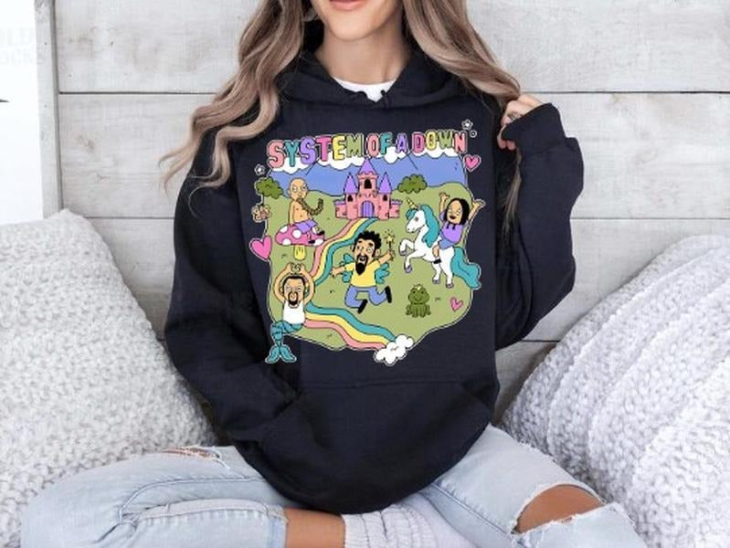 System of a Down Hoodie - System of a Down Unisex Metal Band Cozy Hoodie