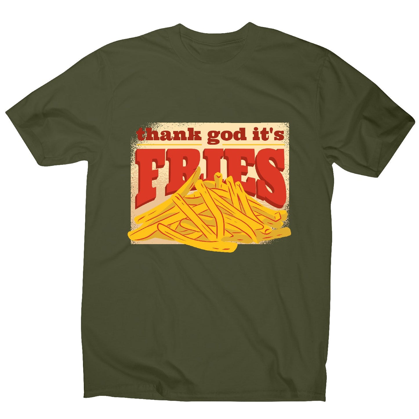 T.G.I.F. Fries - funny foodie - men's t-shirt