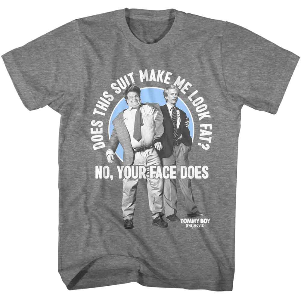 Tommy Boy - Does This Suit - American Classics - Graphite Heather Adult Short Sleeve T-Shirt (Image 1)