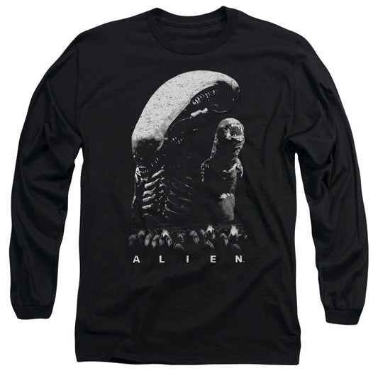 Alien Evolution Mens Long Sleeve Shirt Black