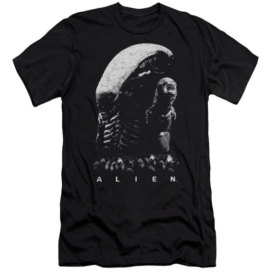 Alien Evolution Slim Fit Mens T Shirt Black