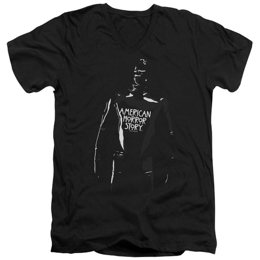 American Horror Story Rubber Man Mens Slim Fit V-Neck T Shirt Black
