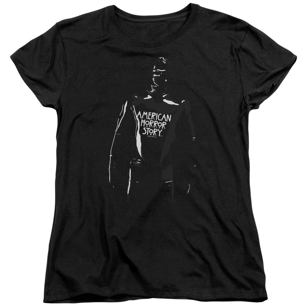 American Horror Story Rubber Man Womens T Shirt Black