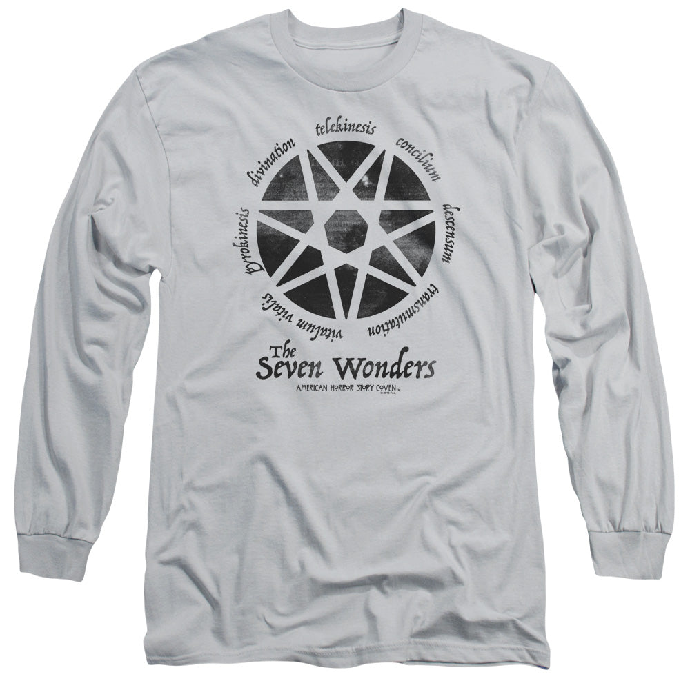 American Horror Story Seven Wonderens Long Sleeve Shirt Silver