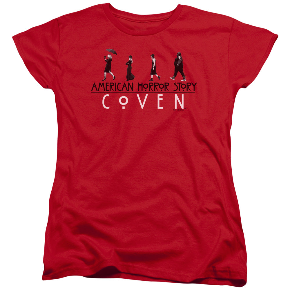 American Horror Story Witch Parade Womens T Shirt Red