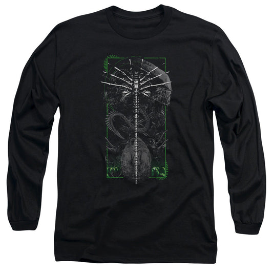 Alien Facehugger Mens Long Sleeve Shirt Black