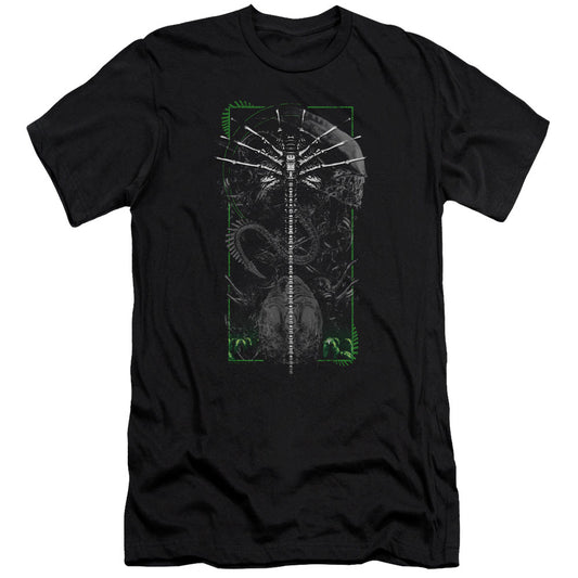 Alien Facehugger Premium Bella Canvas Slim Fit Mens T Shirt Black