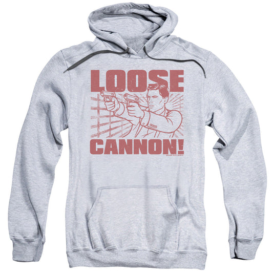 Archer Loose Cannon Mens Hoodie Athletic Heather - clothing by TeeHivey.com