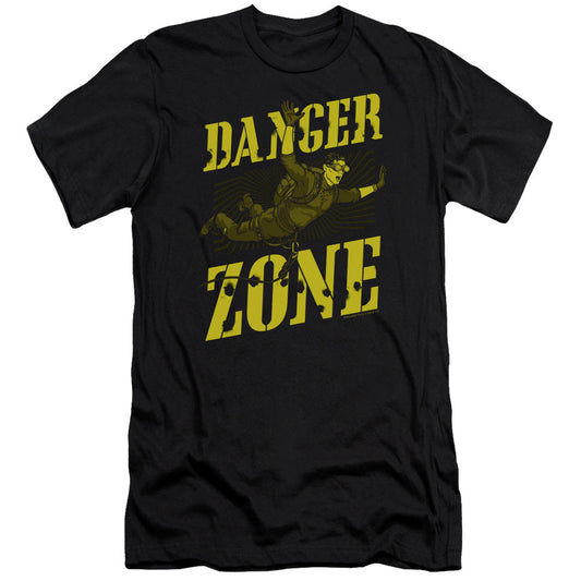 Archer Leap Of Faith Slim Fit Mens T Shirt Black - clothing by TeeHivey.com
