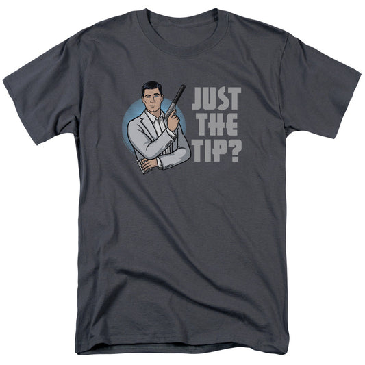 Archer Tip Mens T Shirt Charcoal - clothing by TeeHivey.com