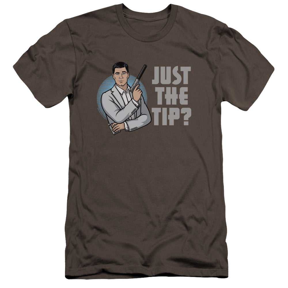 Archer Tip Premium Bella Canvas Slim Fit Mens T Shirt Charcoal - clothing by TeeHivey.com
