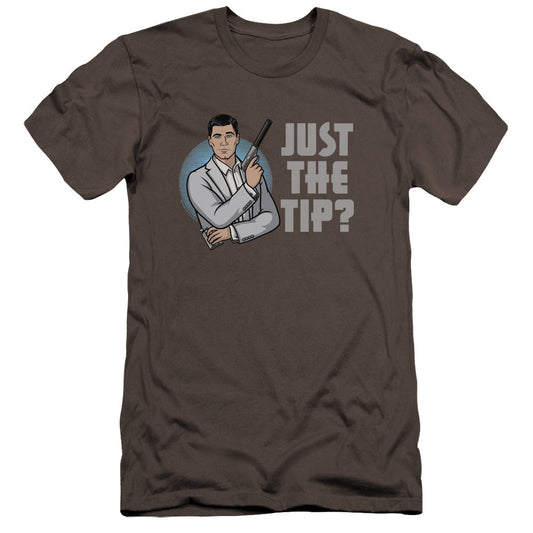 Archer Tip Premium Bella Canvas Slim Fit Mens T Shirt Charcoal - clothing by TeeHivey.com
