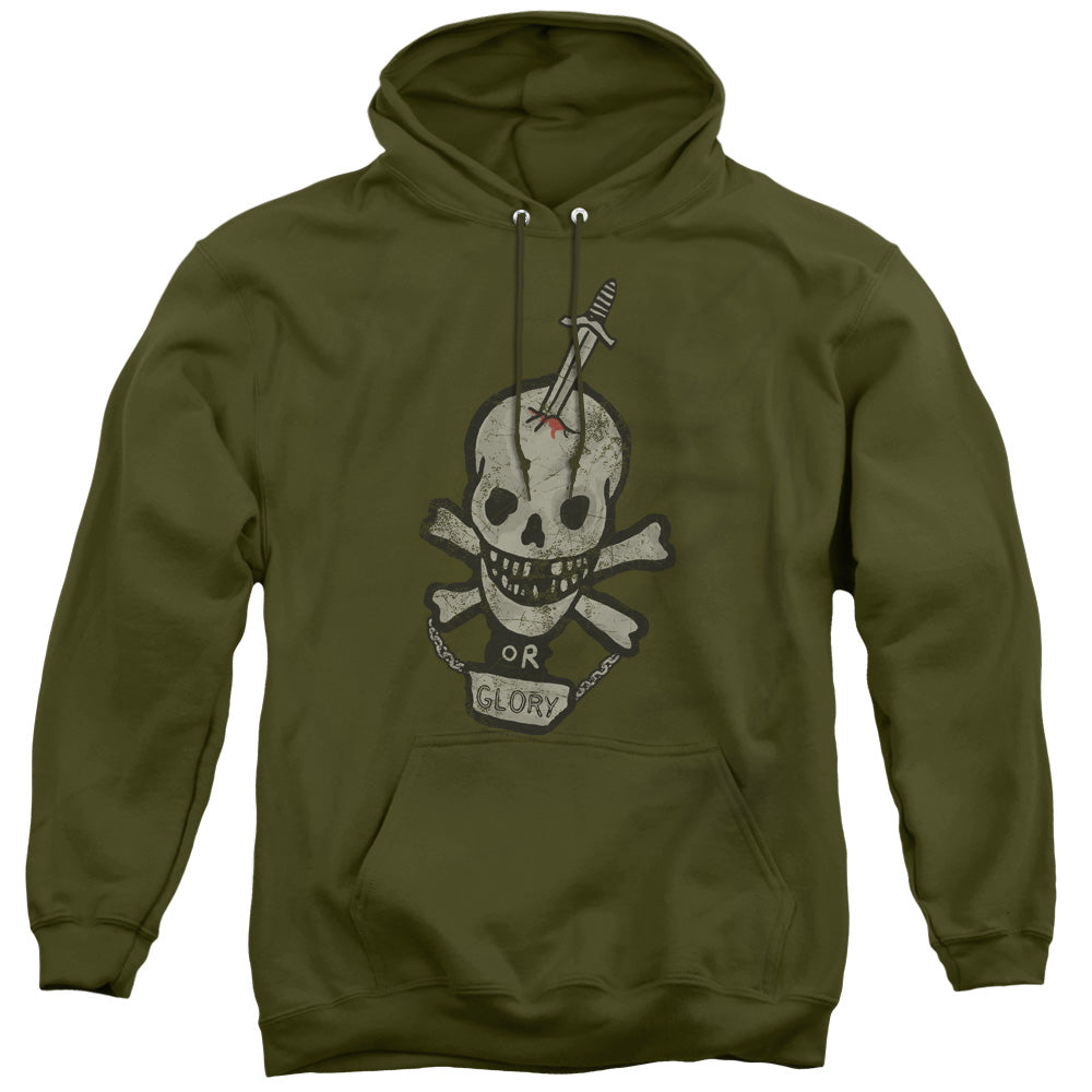 Alien Death Or Glory Mens Hoodie Military Green