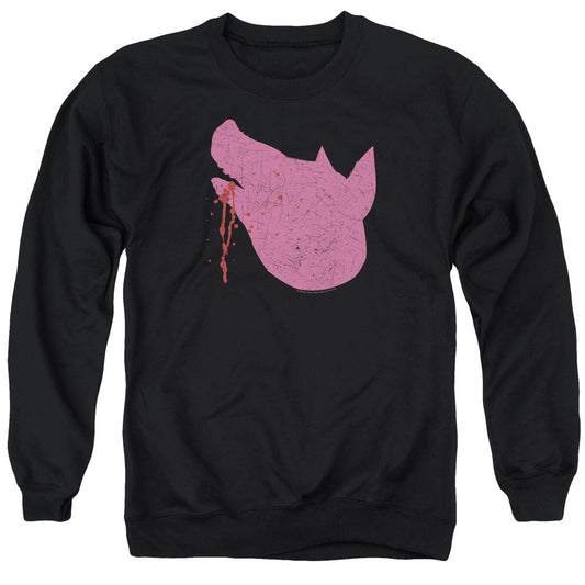 American Horror Story Pig Head Mens Crewneck Sweatshirt Black