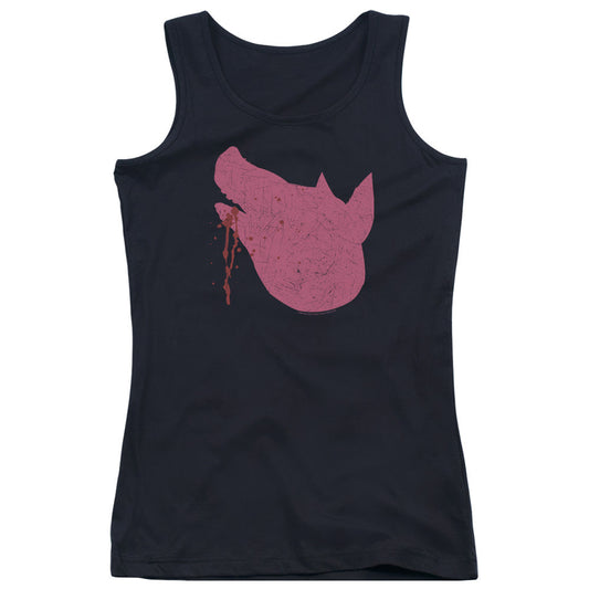 American Horror Story Pig Head Womens Tank Top Shirt Black