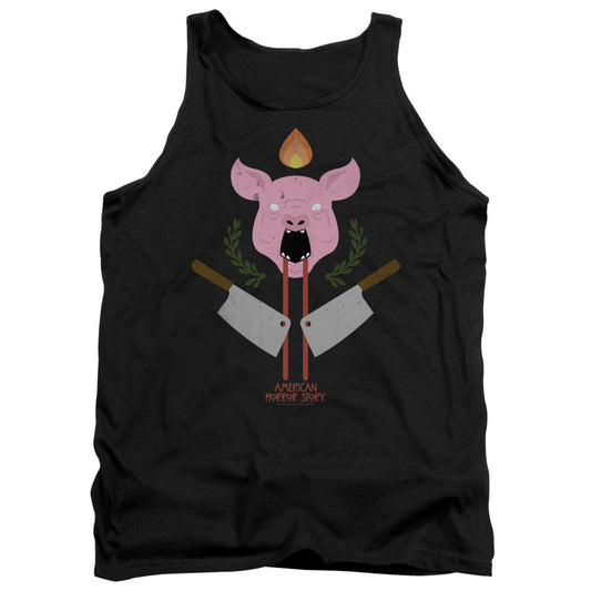 American Horror Story Pig Cleavers Mens Tank Top Shirt Black