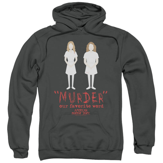 American Horror Story Murder Mens Hoodie Charcoal