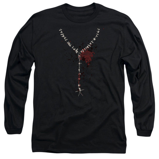American Horror Story Necklacemens Long Sleeve Shirt Black