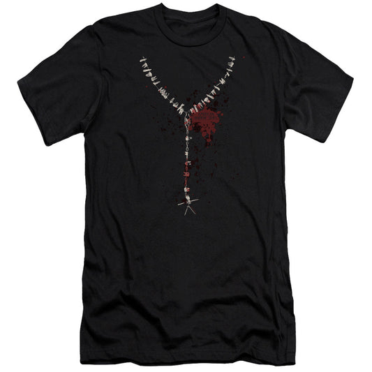 American Horror Story Necklace Slim Fit Mens T Shirt Black