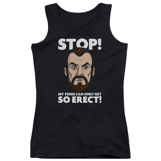 Archer Krieger Stop Womens Tank Top Shirt Black - clothing by TeeHivey.com