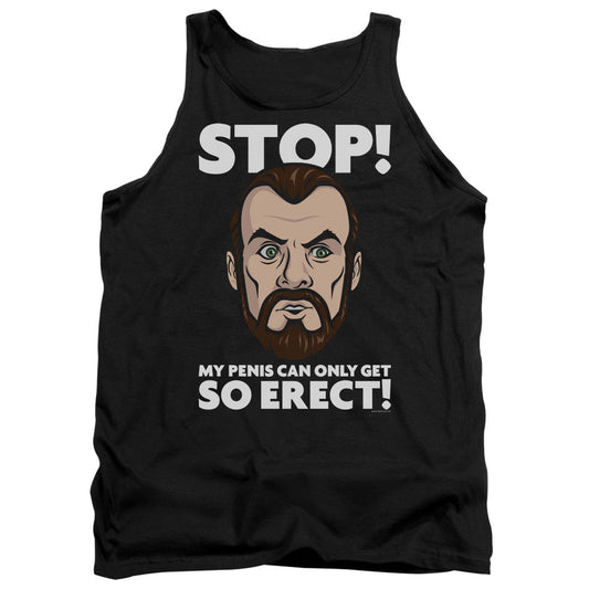 Archer Krieger Stop Mens Tank Top Shirt Black - clothing by TeeHivey.com